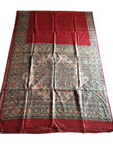 TUSSAR SILK PRINT SAREE